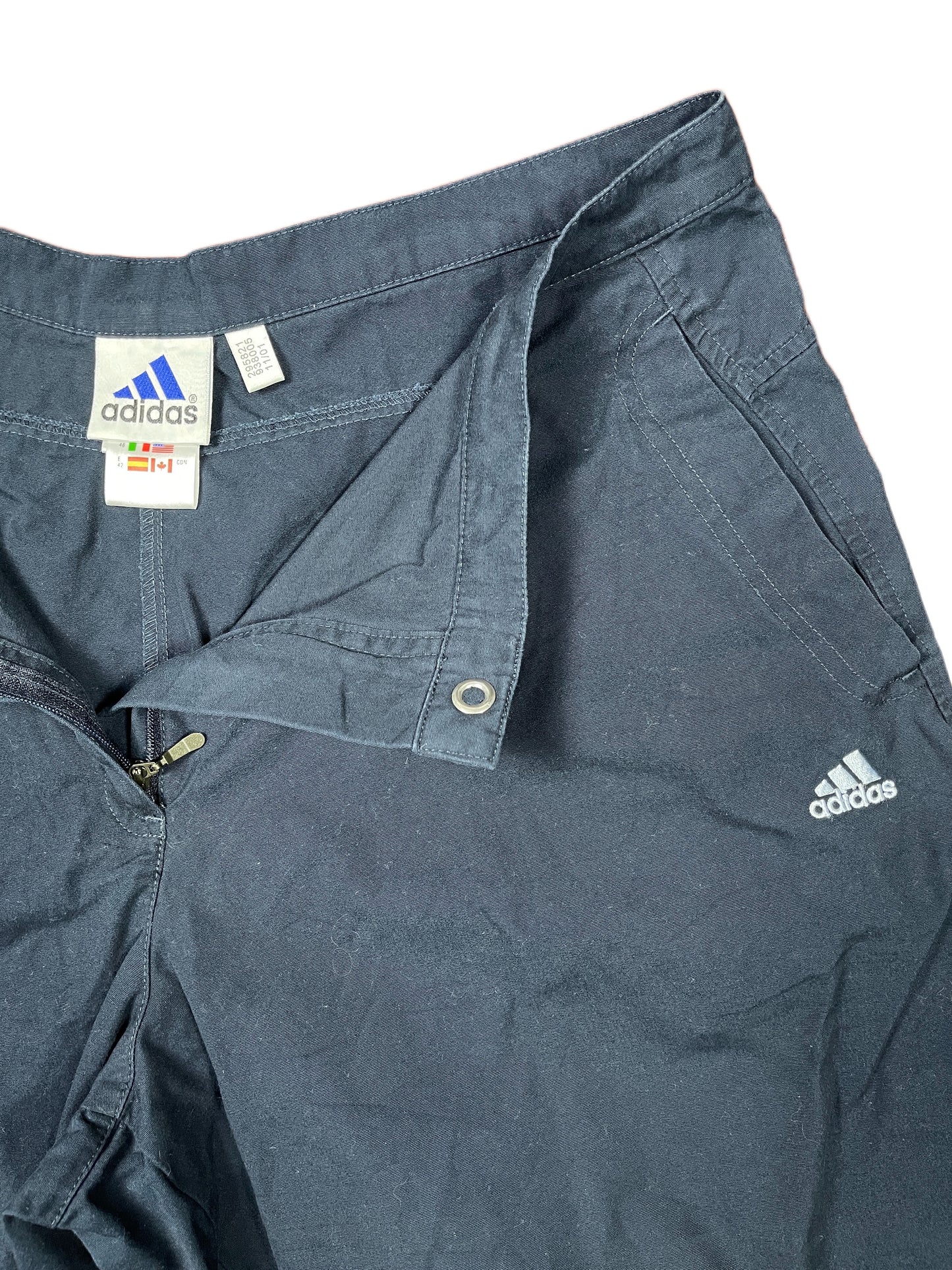 Vintage 2001 Adidas Capri Sport Pants Navy - XL