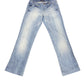 Y2k 2000s Rok Low Waist Bootcut Denim Pants Blue S/M