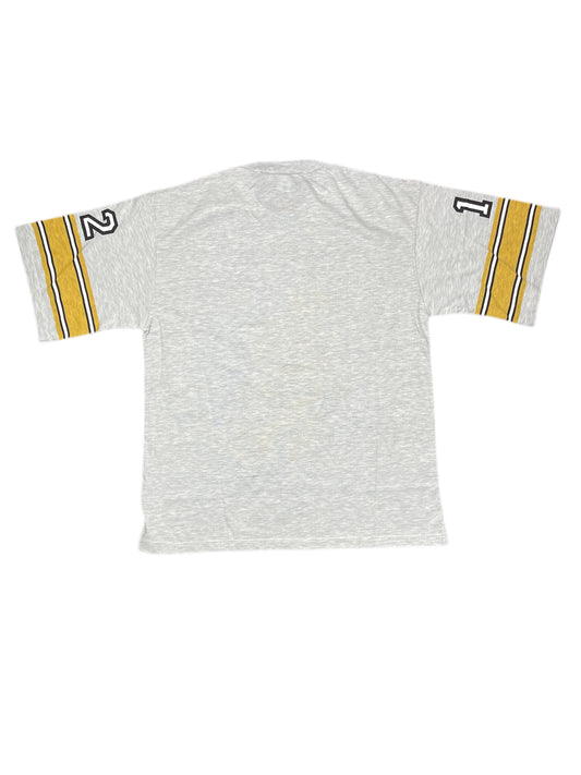 Vintage Adidas 1980s NFL T-Shirt Gray - M