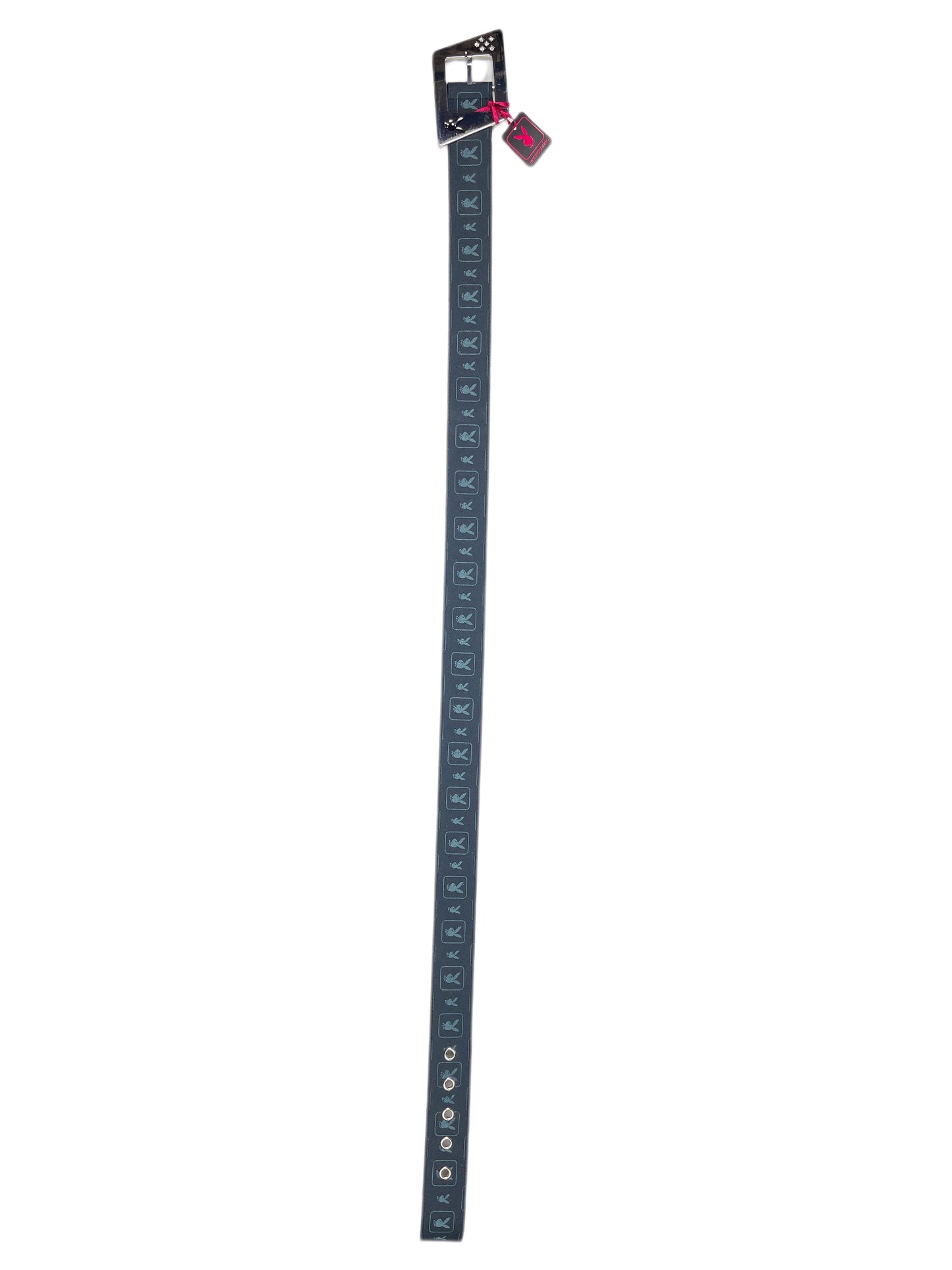 Y2k Playboy Belt Black 2004