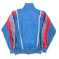 Vintage 80s Adidas Sport Jacket Blue Red - L