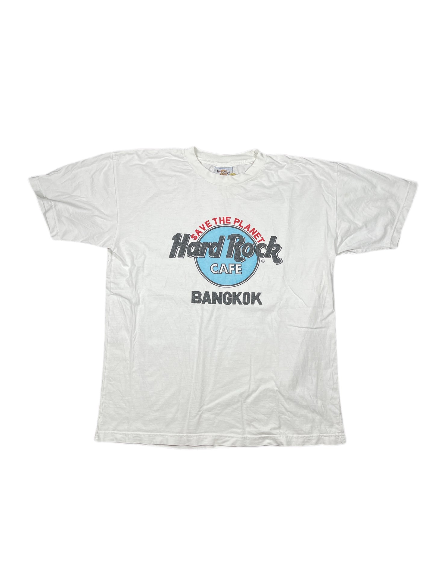 Vintage Hard Rock Cafe Save the Planet Bangkok T-Shirt White - S