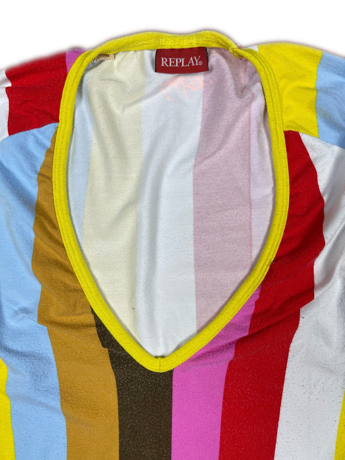 Y2k Replay Long Sleeve Top Multicolor - XS