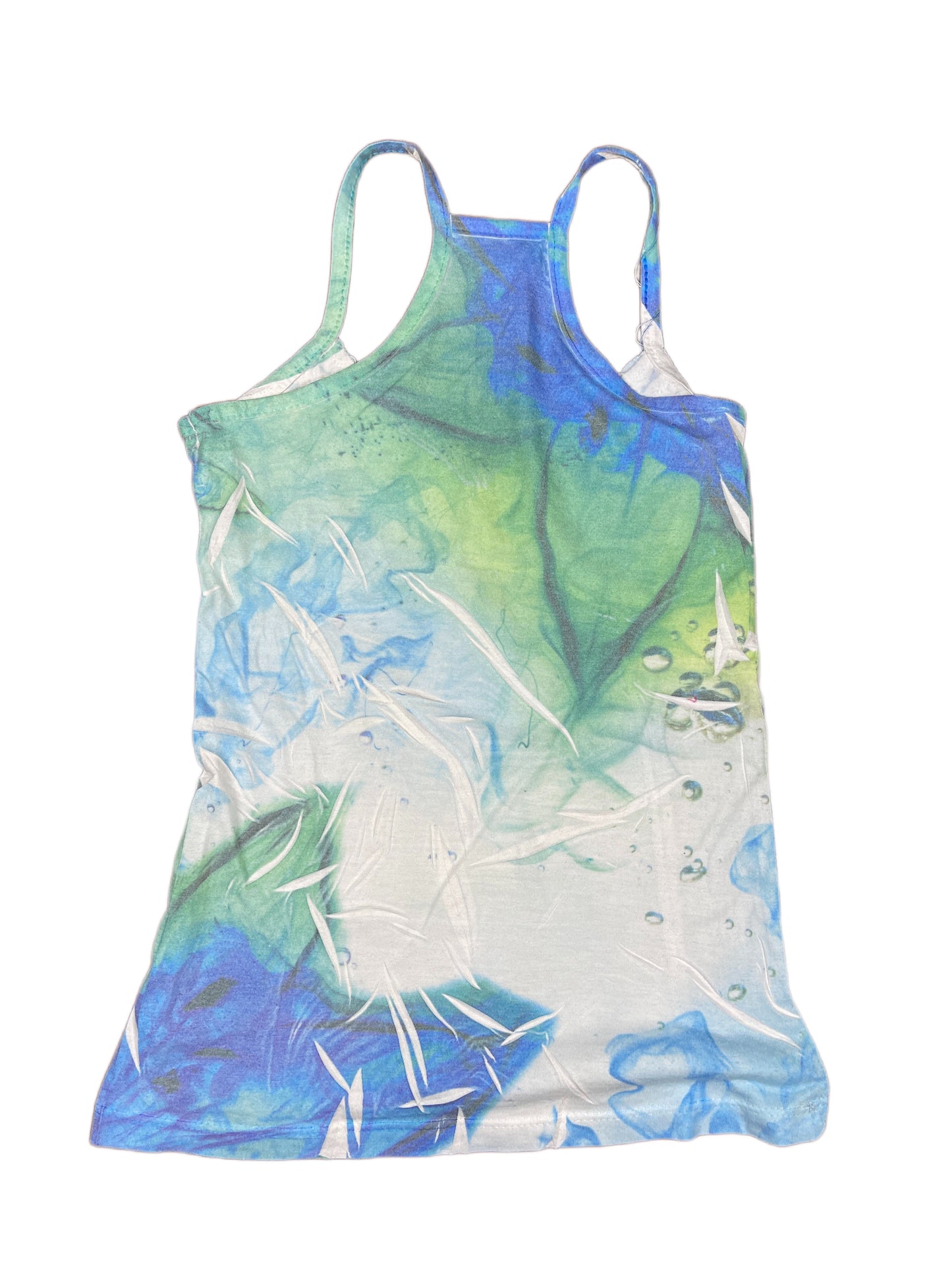 Y2k Miss Pop Sleeveless Top Blue - S/M