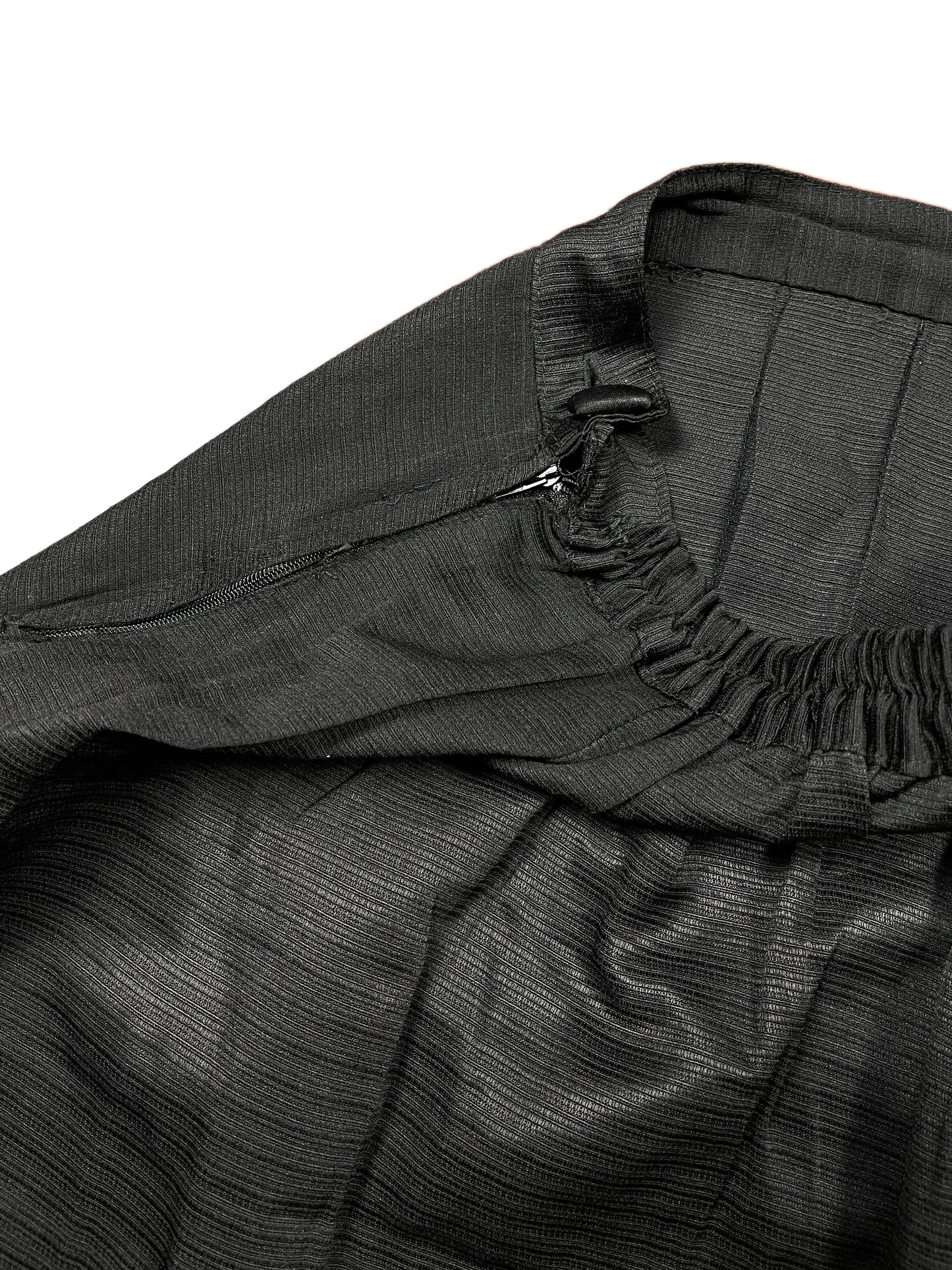 Vintage High Waist Skirt Black - S/M