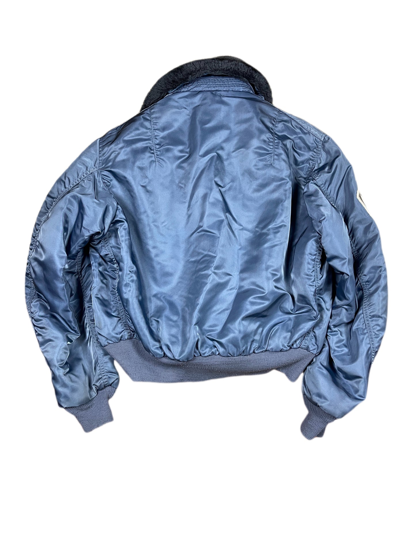 Vintage Alpha Industries Bomber Jacket Navy - L