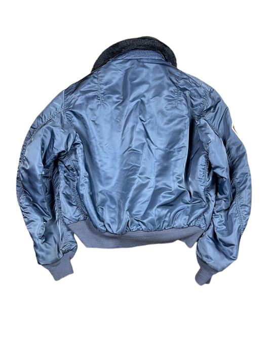 Vintage Alpha Industries Bomber Jacket Navy - L