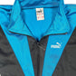 Vintage 90´s Puma Zip Sport Jacket Black Blue - L