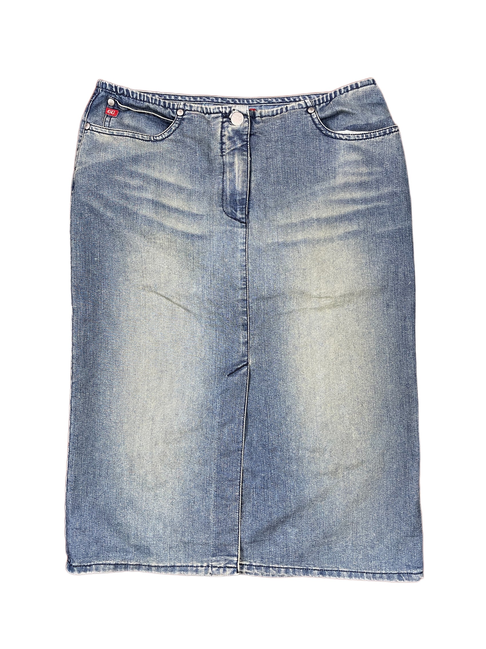 Y2k Miss Sixty Denim Skirt Blue - M