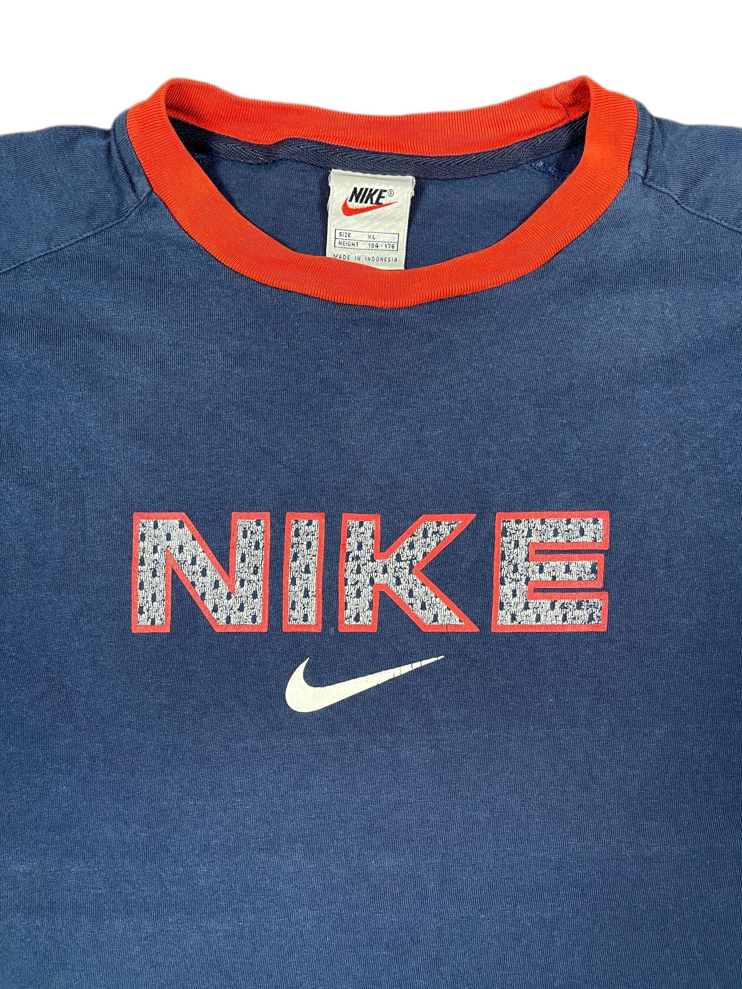 Vintage Nike T-Shirt Navy - XL