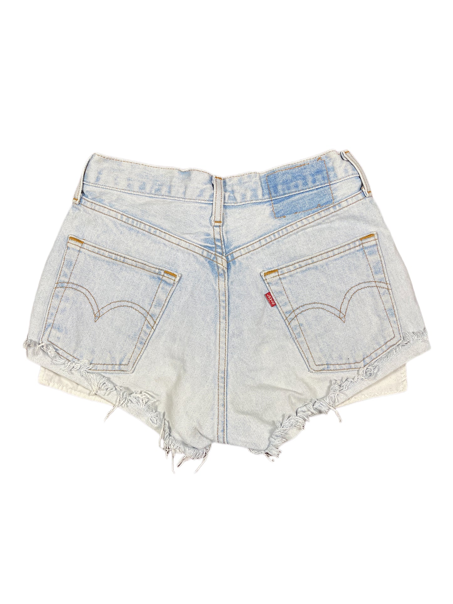 Vintage Levi's Denim Hot Pants Shorts Blue - XS/S