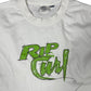 Y2k Rip Curl Tank Top White Green - XS
