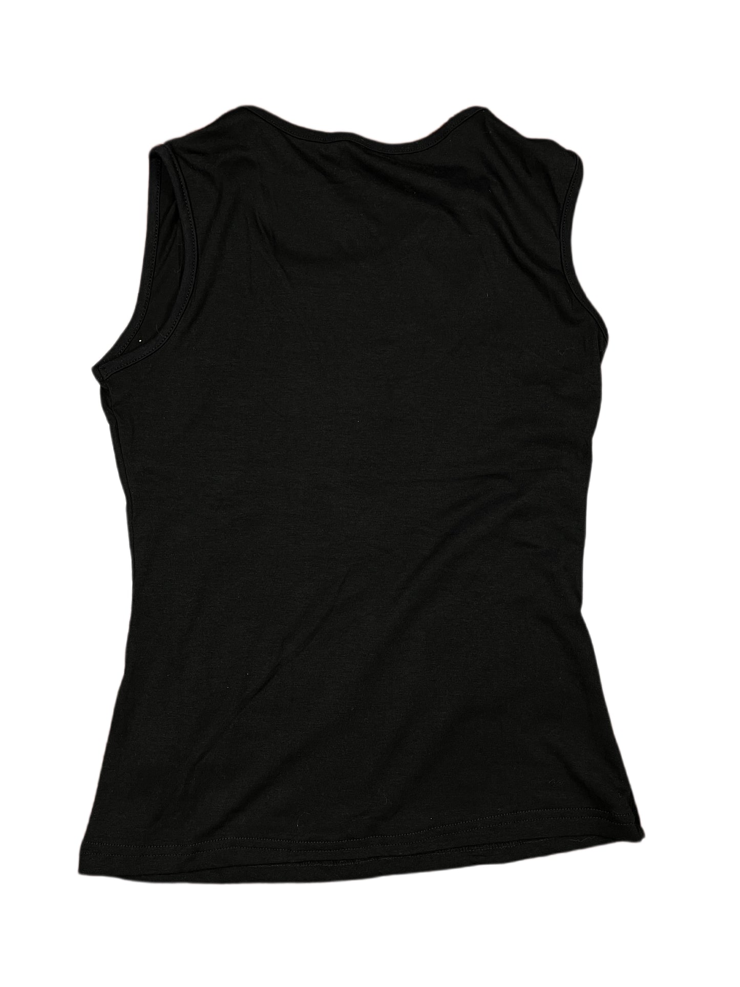 Y2k Sleeveless Top Black - S/M