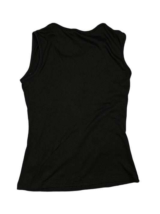 Y2k Sleeveless Top Black - S/M