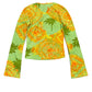 Y2k Just Cavalli Long Sleeve Top Green Multicolor XXL