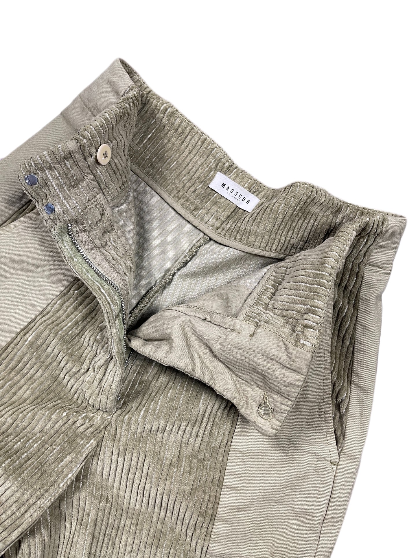 Masscob Corduroy Pants Khaki - S