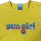Y2k Nike 2000s Short Sleeve Top Yellow - M