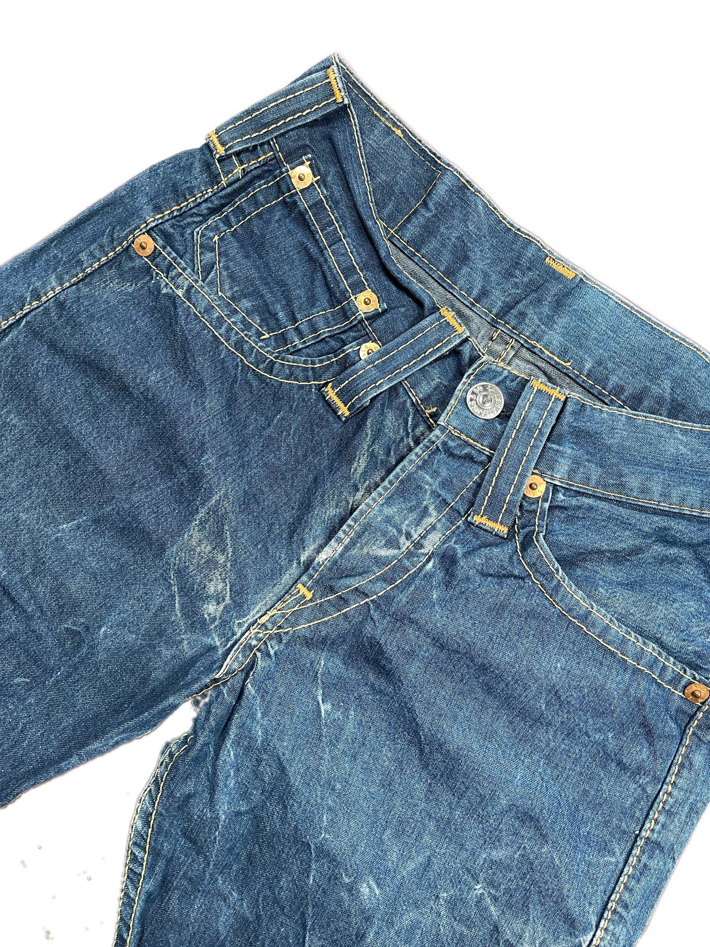 Y2k Levi's Bootcut Denim Pants Blue - XS