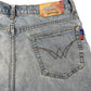 Y2k Re&x Bootcut Denim Pants Blue - XXL