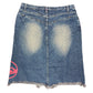 Y2k Roxy Denim Skirt Blue - M