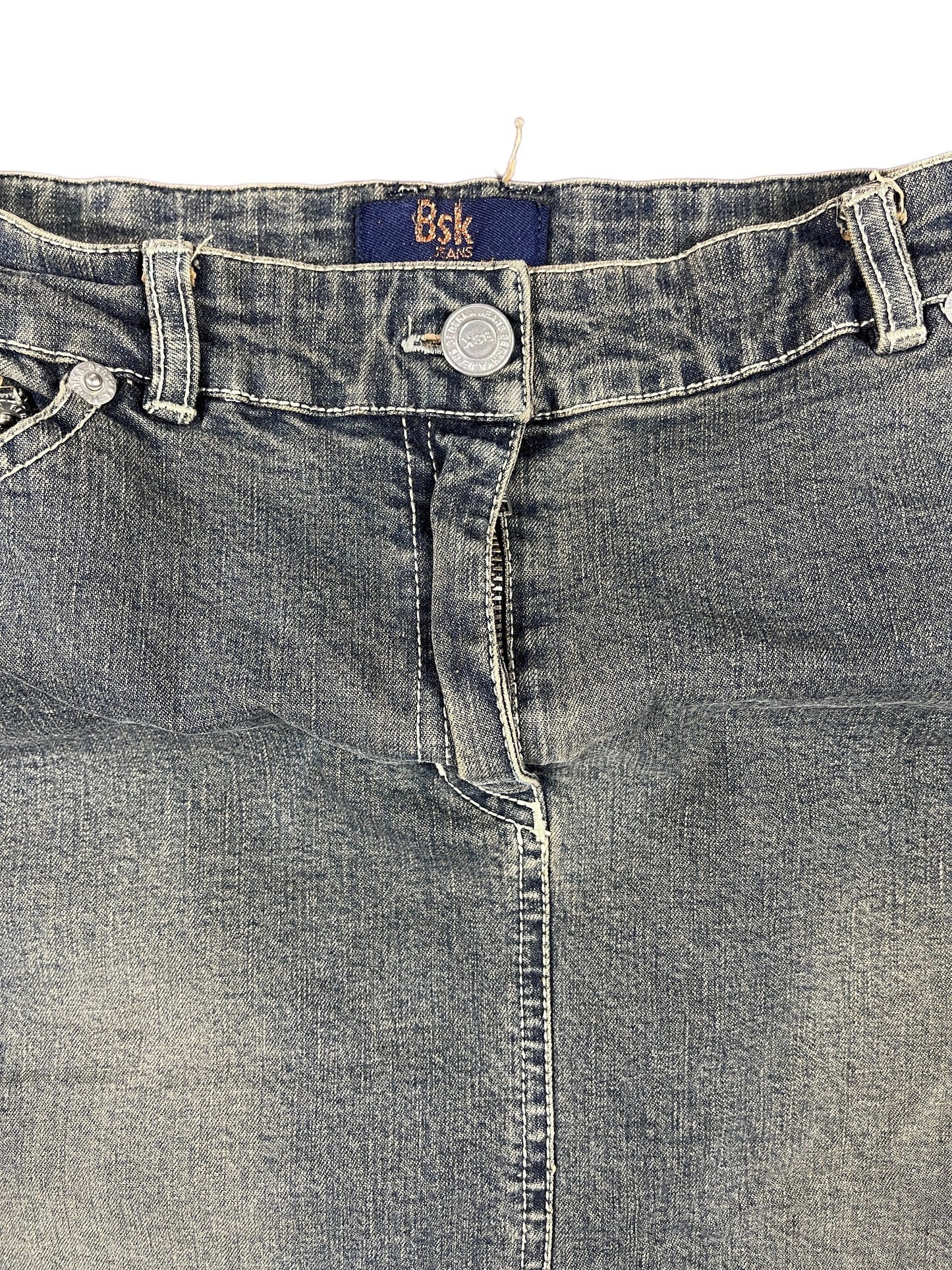 Bershka Denim Skirt Blue - S