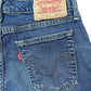 Vintage Levi's Low Waist Flared 529 Denim Pants Blue - L