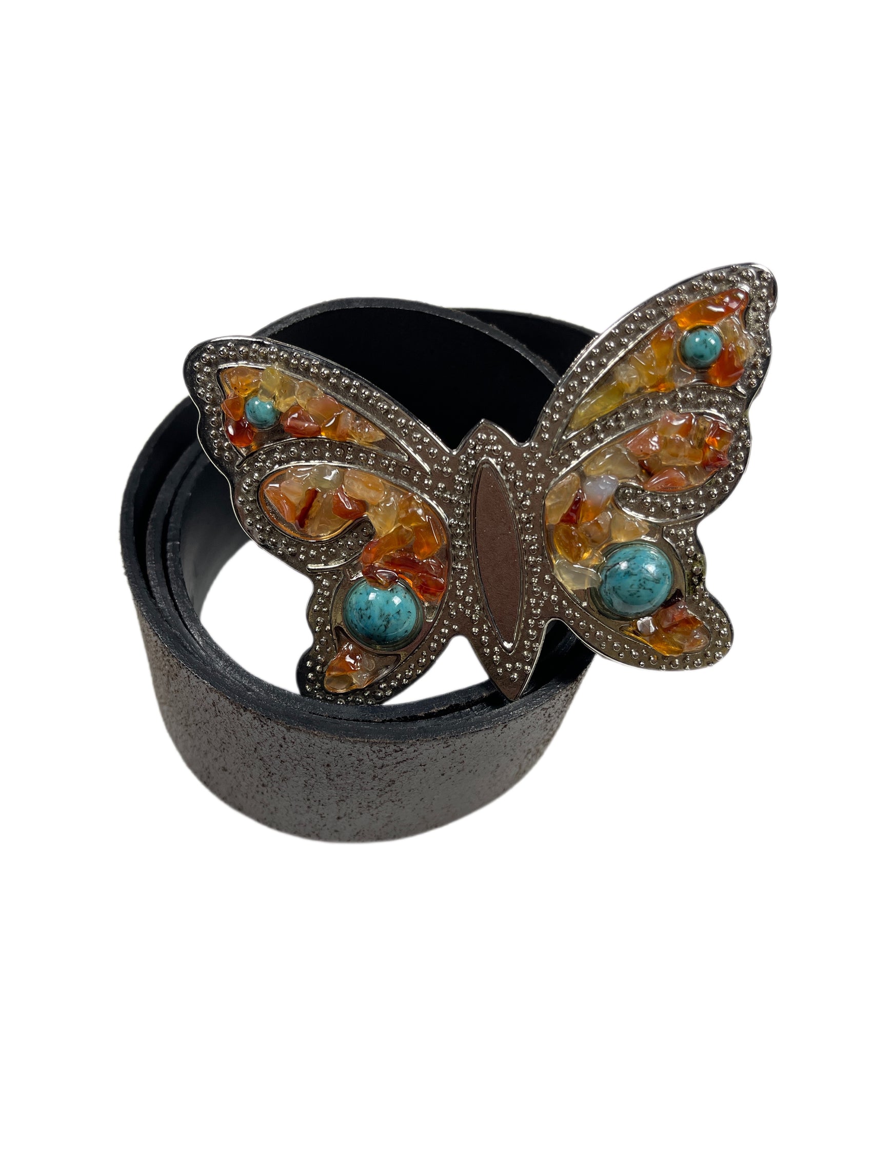 Y2k Butterfly Belt Brown