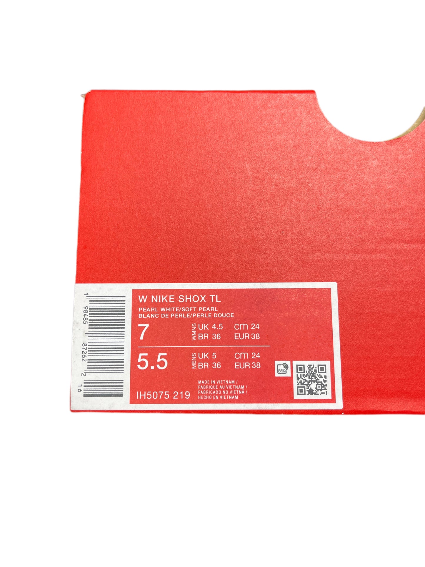 Nike Shox TL Pearl White Soft Pearl - 38