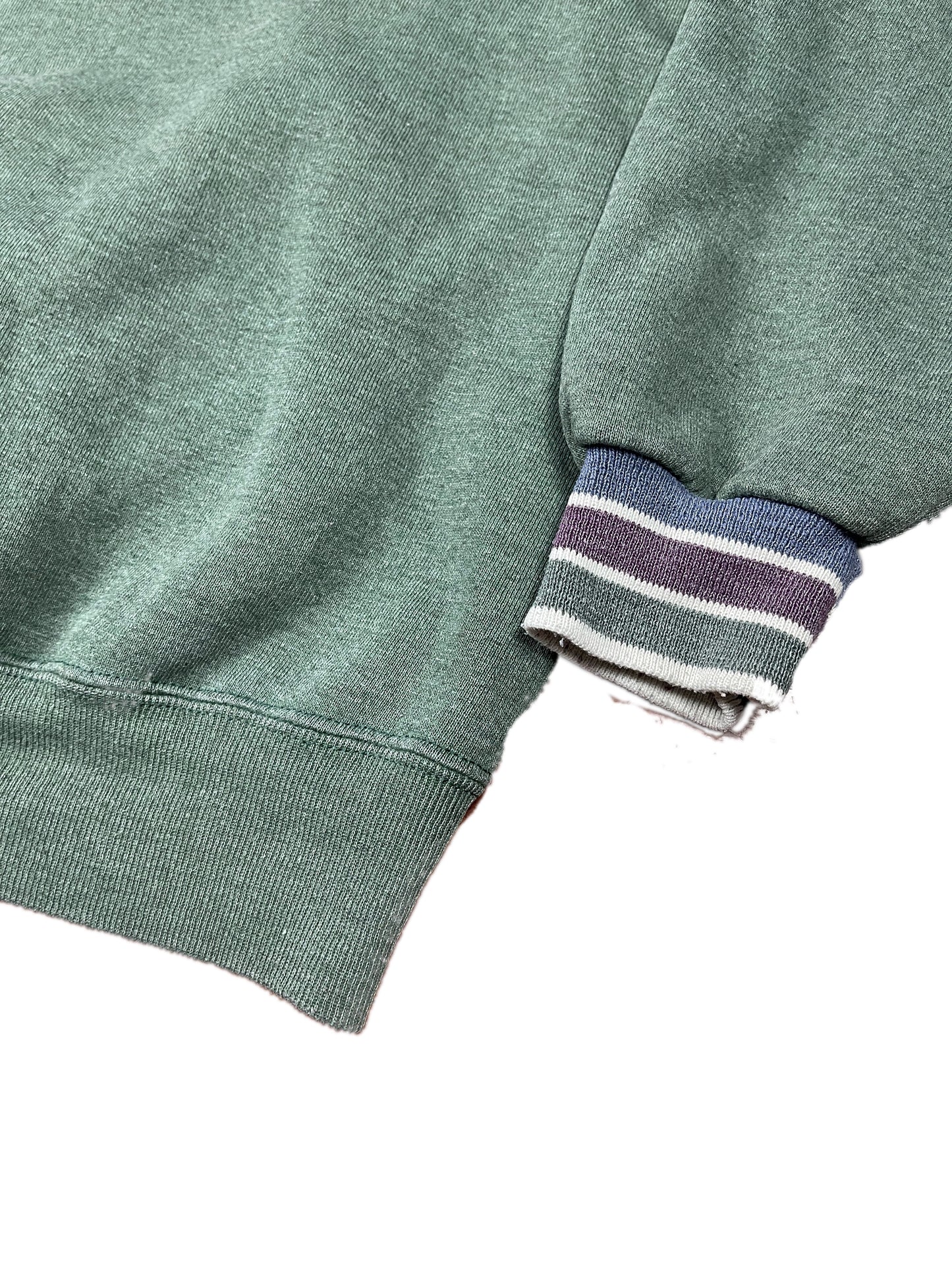 Vintage Jerzees Super Sweatshirt Green - XL