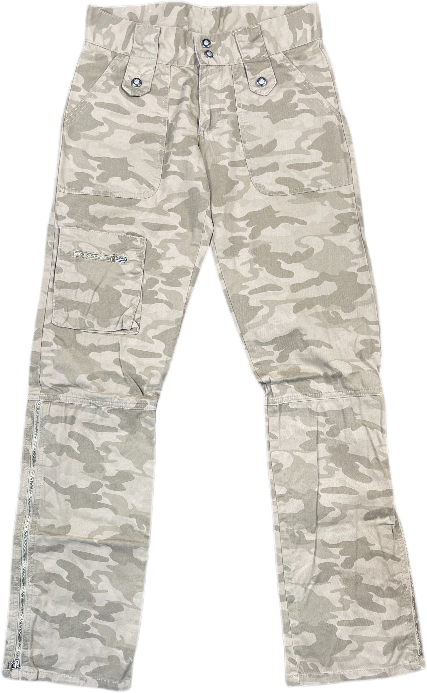 Y2K Headline Camouflage Cargo Pants S/M