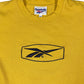 Vintage Reebok Sweatshirt Yellow - M