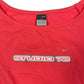 Y2k Nike 2000s Short Sleeve Top Red - M