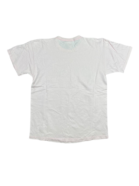 Vintage Fruit of the Loom New York T-Shirt Rose Pink - L