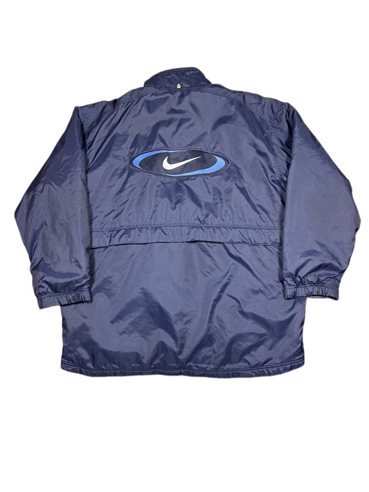 Vintage Nike 1990s Coach Jacket Coat Navy - XL