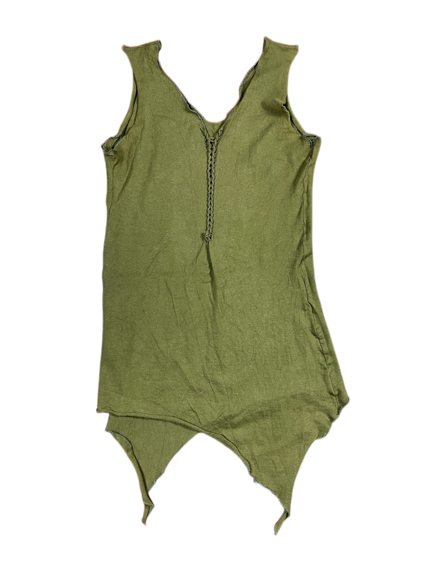 Y2k Dindia Sleeveless Top Khaki - S/M