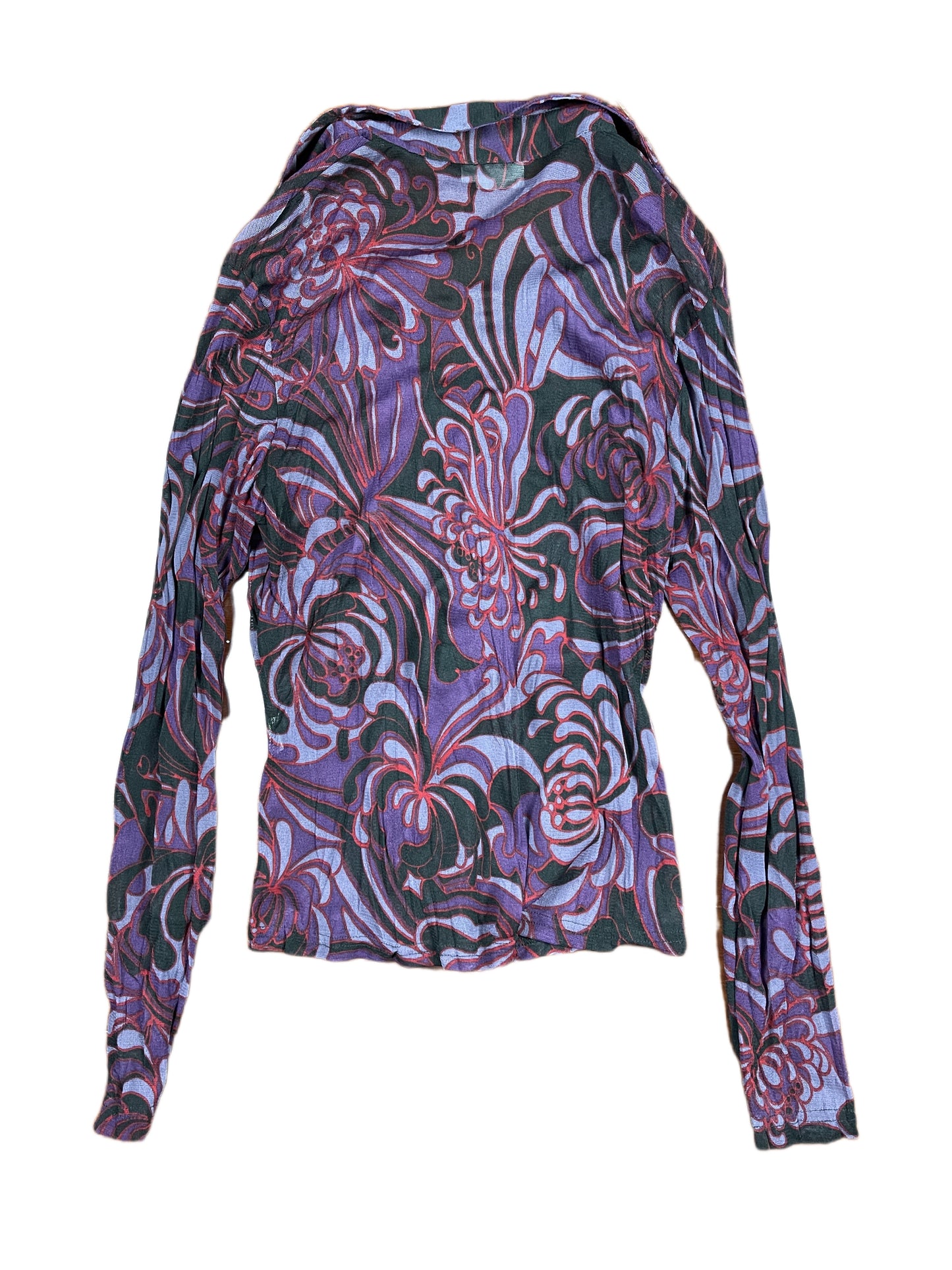Y2k Long Sleeve Top Multicolor - L