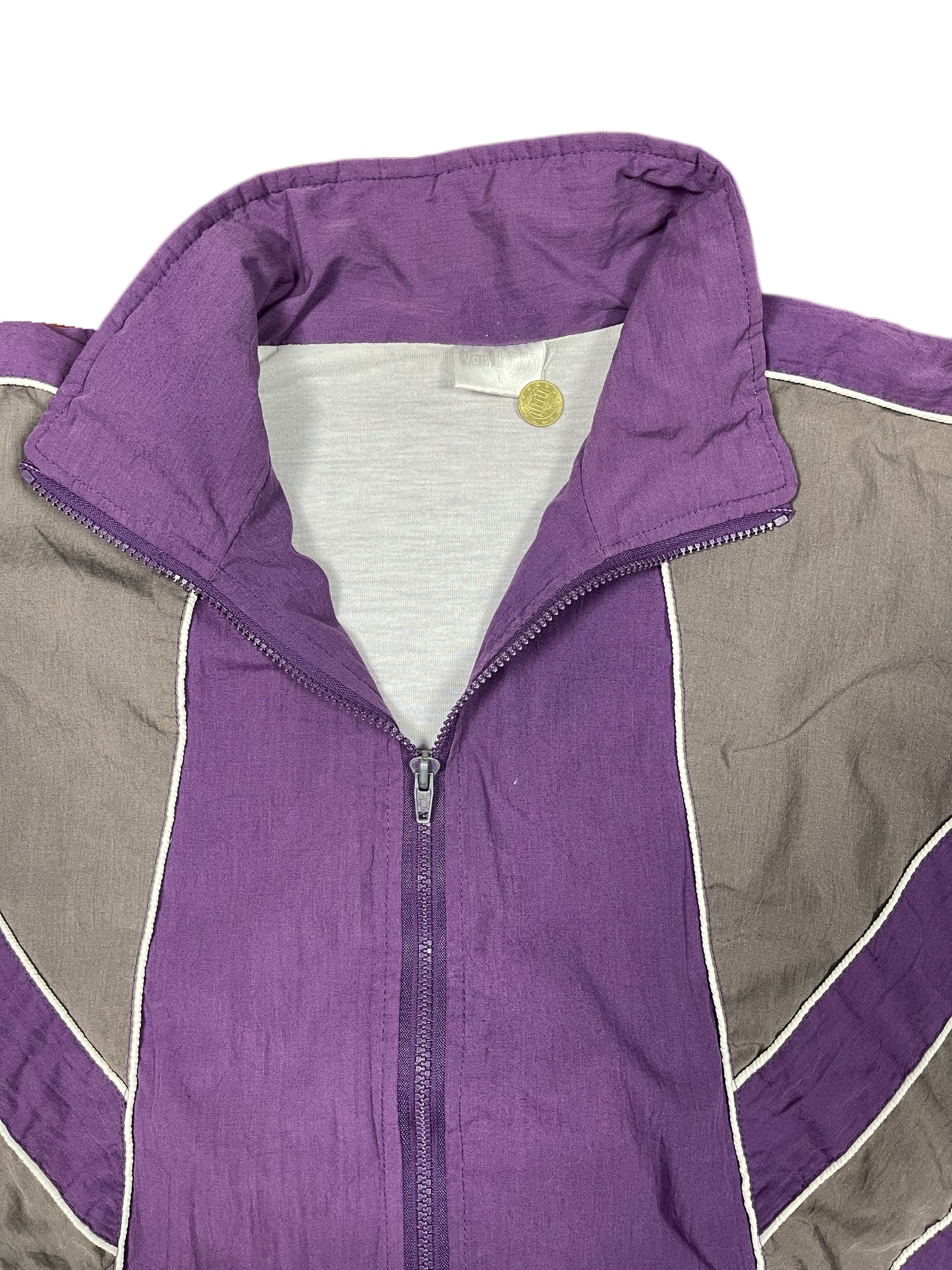 Vintage Van Hemert 1980s Sport Jacket Purple Gray - L