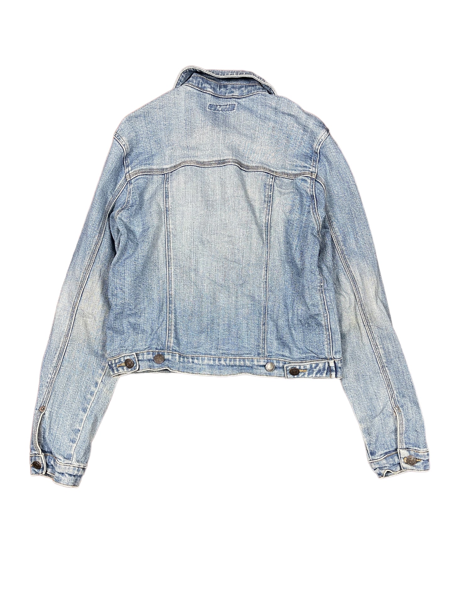 Y2k Flashetting Denim Jacket Blue - M