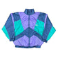 Vintage Ellesse Sport Jacket with Removable Sleeves Purple Navy - L