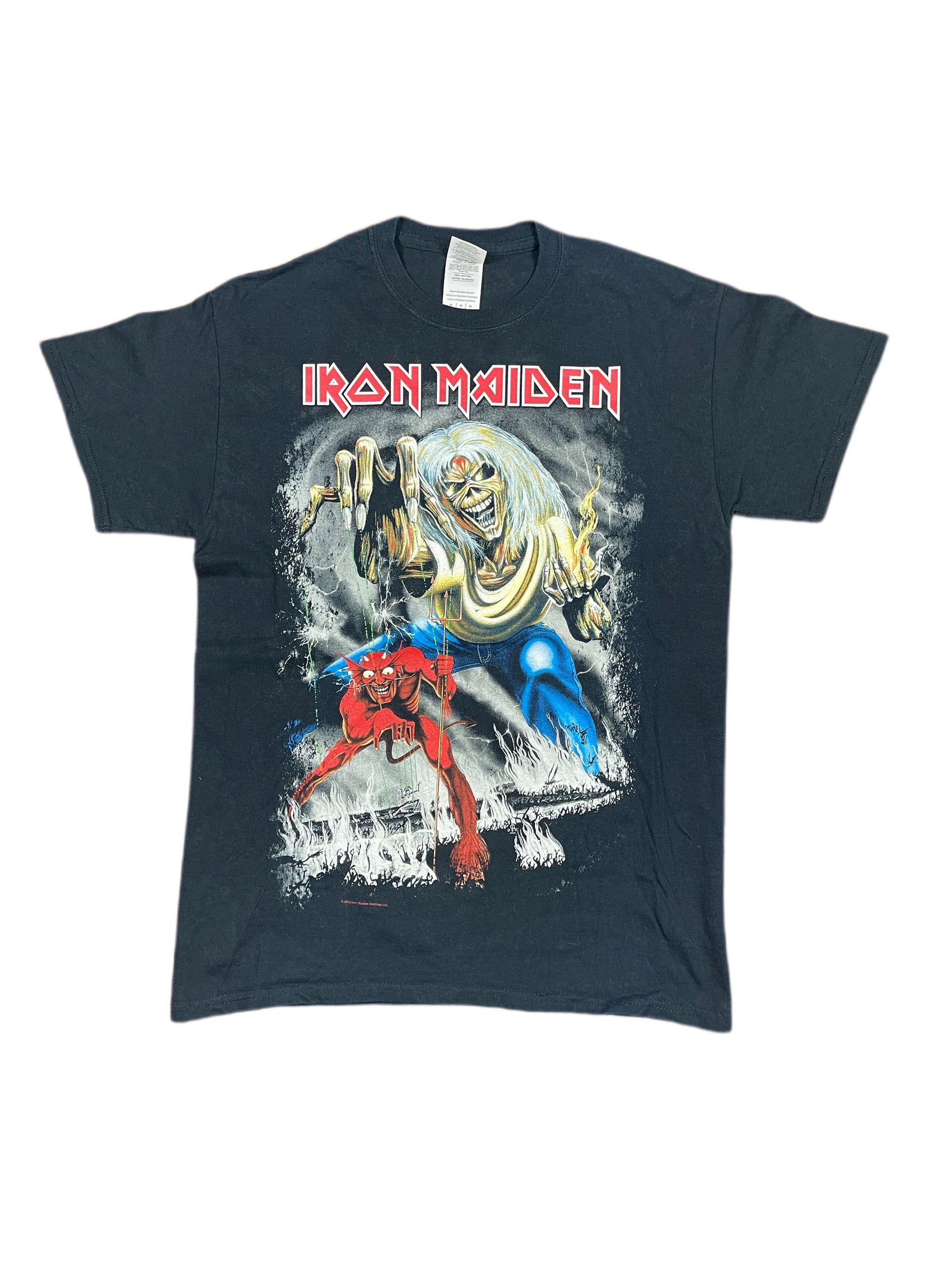 Iron Maiden Fruit of the Loom 2012 T-Shirt Black - M