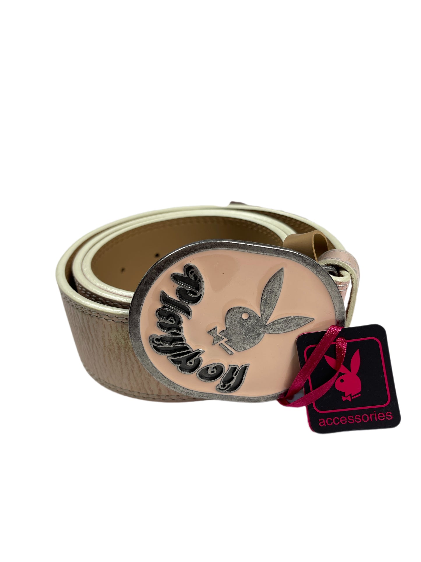 Y2k Playboy Plug In Belt Creme 2004