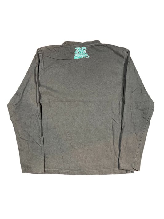 Y2k No Fear Longsleeve Khaki - L