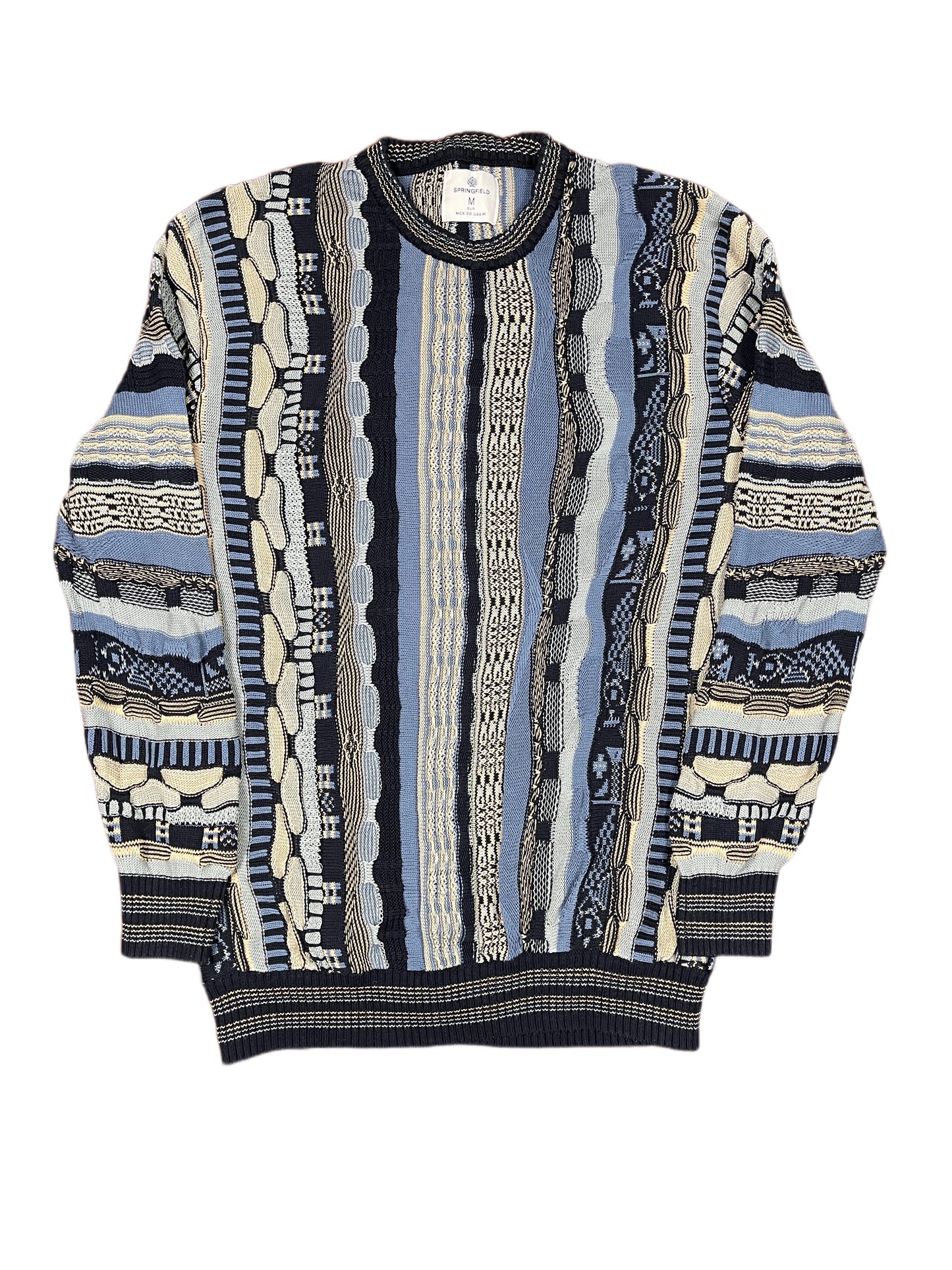 Springfield Knitted Sweatshirt Coggi Style Multicolor - M