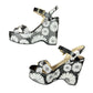 Renzoni Ilasio Shoes Flower Pattern Black n' White - 37