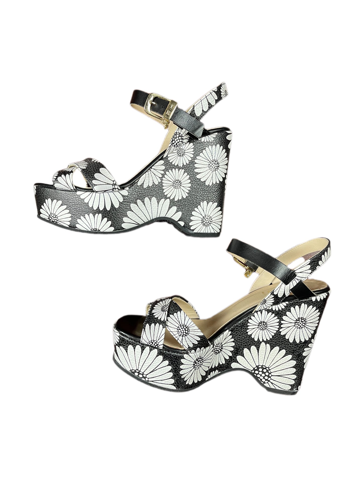 Renzoni Ilasio Shoes Flower Pattern Black n' White - 37