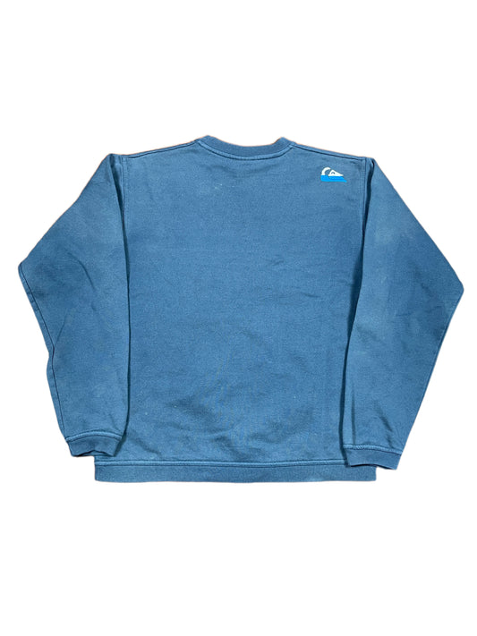 Y2k Quiksilver Sweatshirt Navy - XS