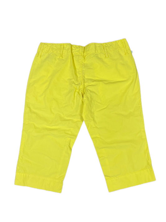 Y2k Miss Sixty Low Waist Deadstock Shorts Yellow - S/M