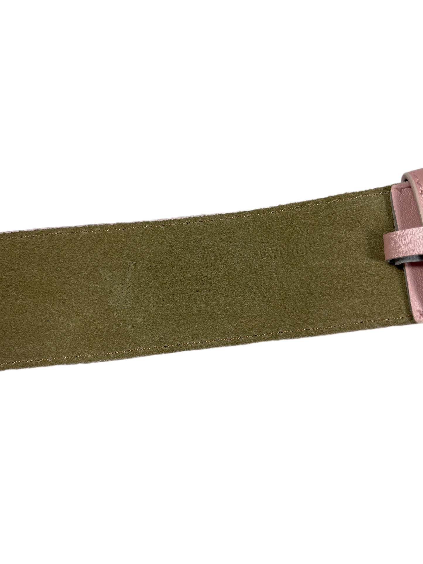 Y2k Playboy Leather Belt Rose 2004