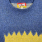 Vintage Simpsons 2003 Bart Chunky Knitted Sweatshirt Blue Yellow - XL