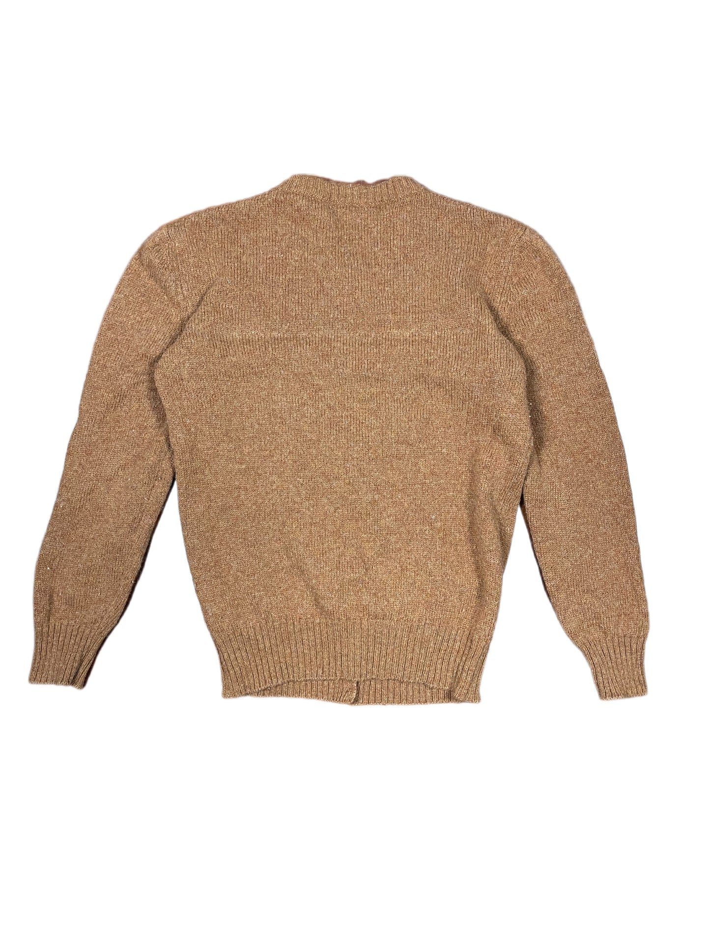 Benetton Knitted Cardigan Wool Brown - M